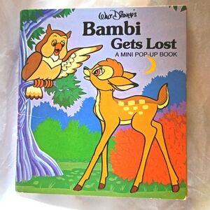 VNTG 1979 Disney Bambi Gets Lost Pop Up Book
